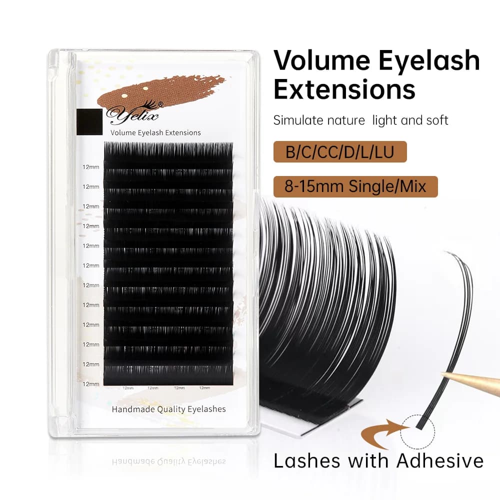 Extensii clasice individuale premium cu adeziv