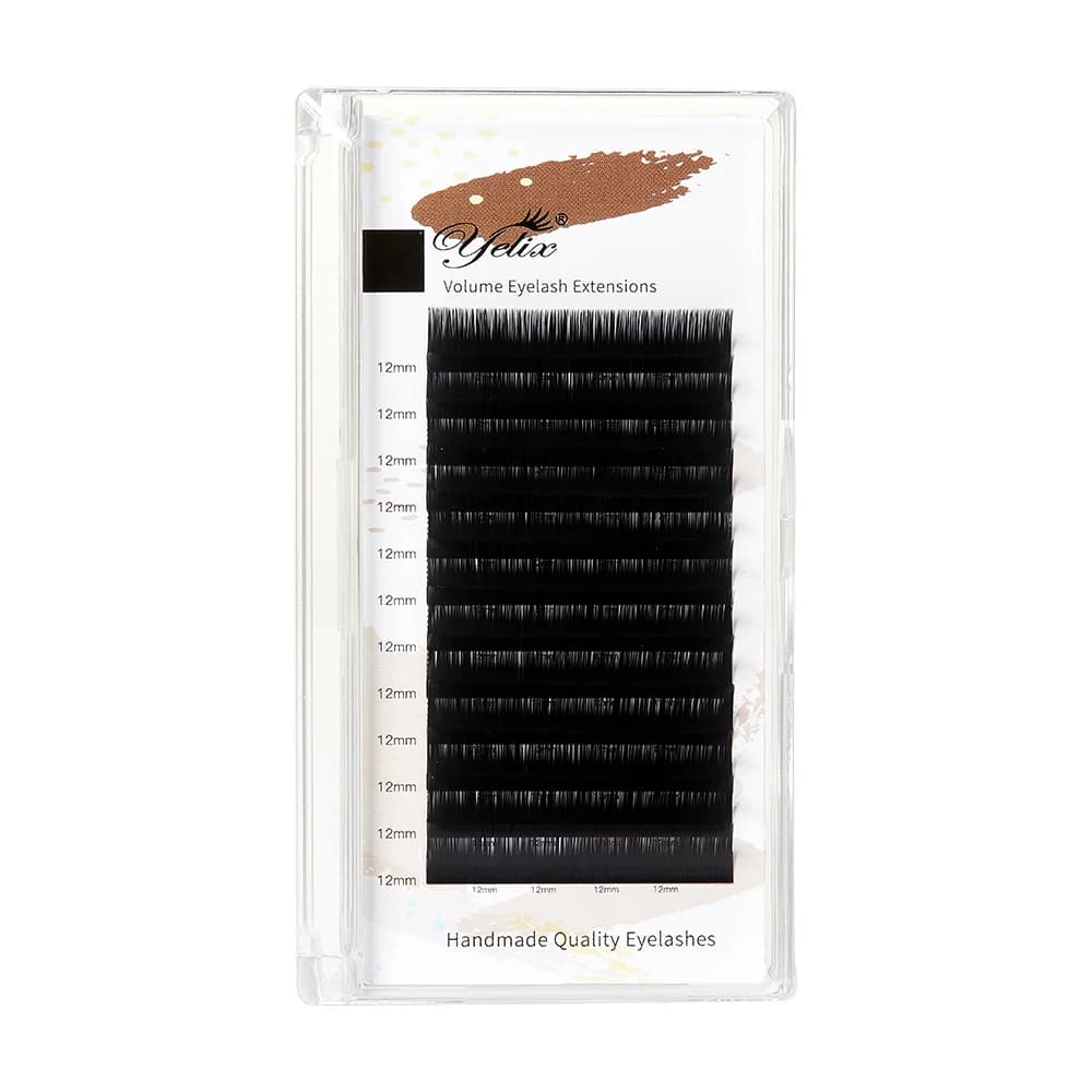 Extensii de gene clasice individuale premium, cu adeziv
