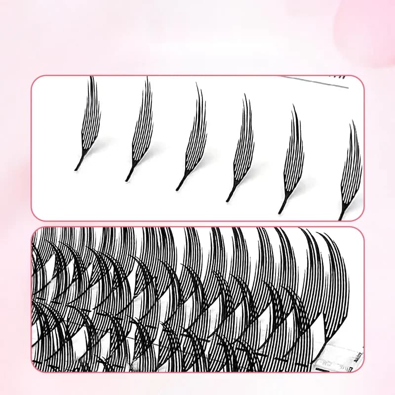 Gene individuale volum brazilian, formă Spire Feather