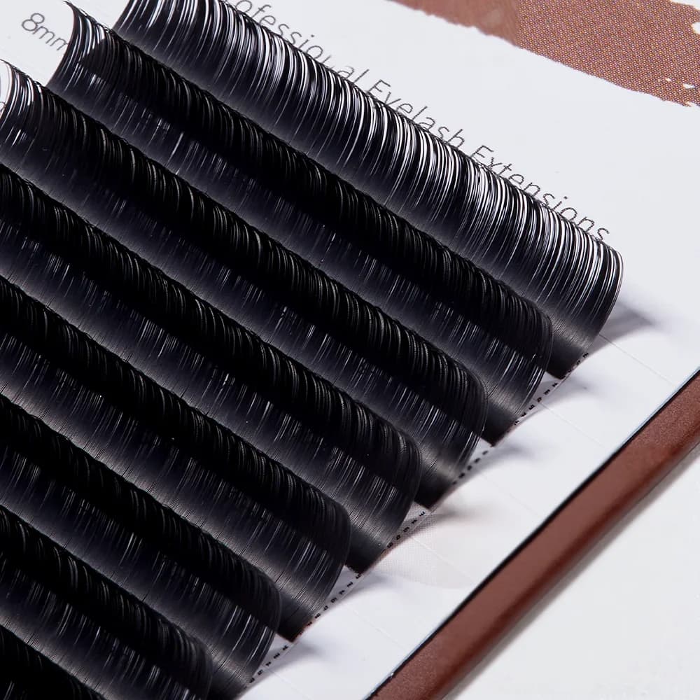 Gene Individuale Matte Negre Intens, Curba C/D, pentru Volum și Clasic