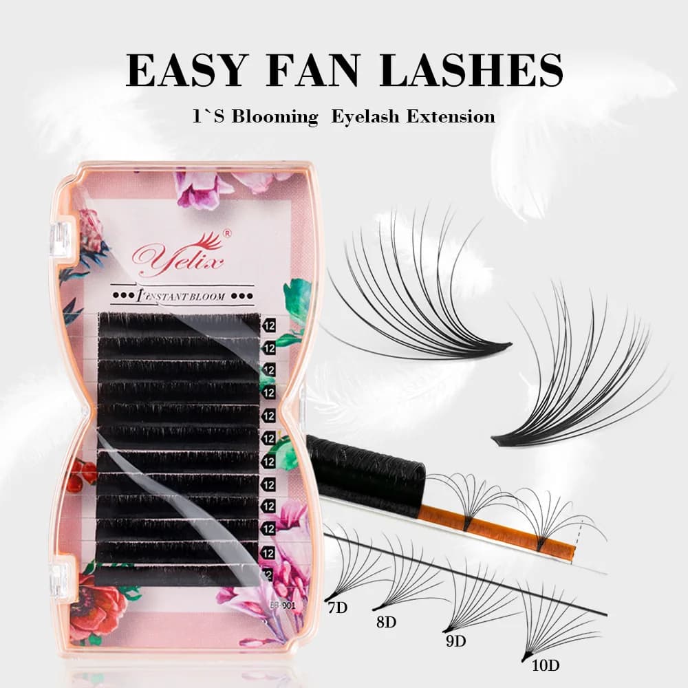 Easy Fan Mega Volume Extensii Gene, 0.03/0.05mm