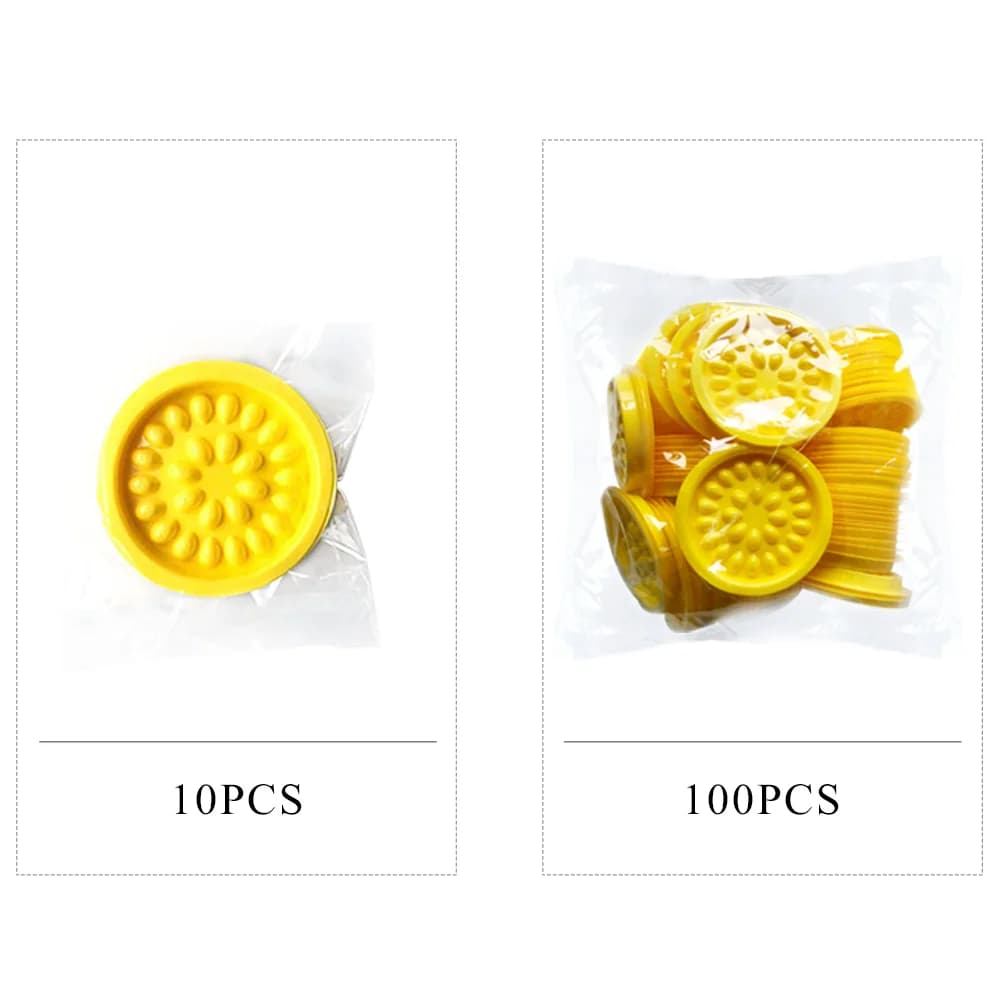 Suport de lipici din plastic în formă de floare pentru extensii de gene
