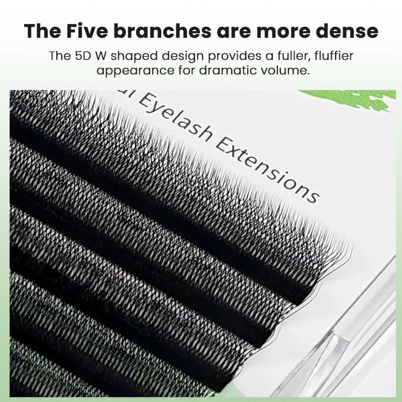 Extensii gene volum 5D W-Shape, preformate