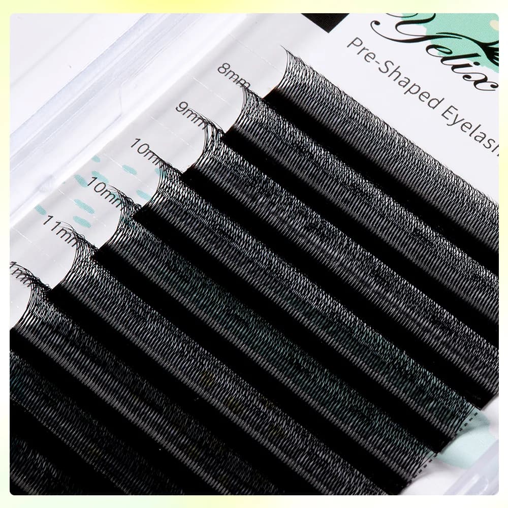 Gene False cu Extensie 4D W-Shape Înguste, 5 Cutii